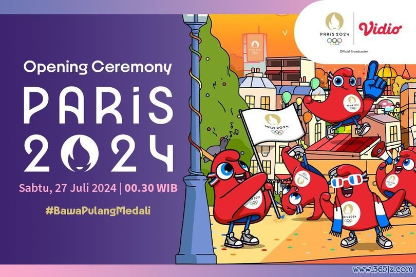 Jadwal Siaran Langsung Opening Ceremony Olimpiade Paris 2024 di Vidio